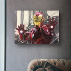 Dynamic Superhero Art: Action and Technology Combined