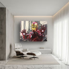 Dynamic Superhero Art: Action and Technology Combined