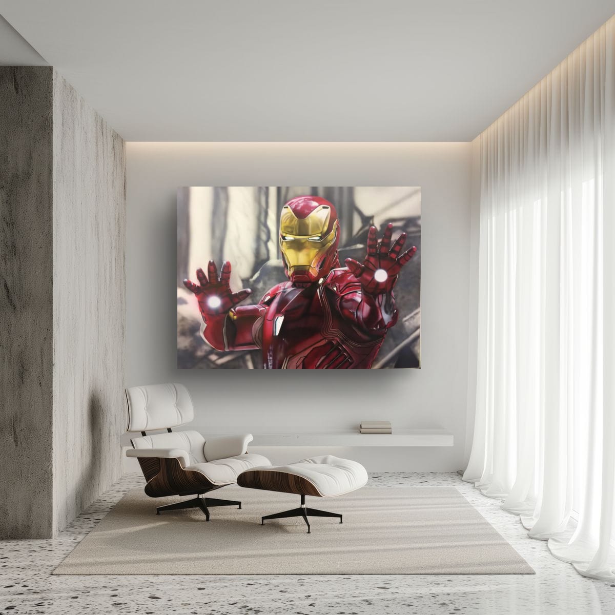 Dynamic Superhero Art: Action and Technology Combined