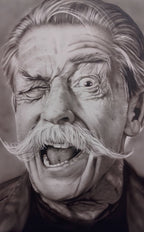 A Playful Wink: Capturing the Spirit of Laughter in Portraiture - John Hurt