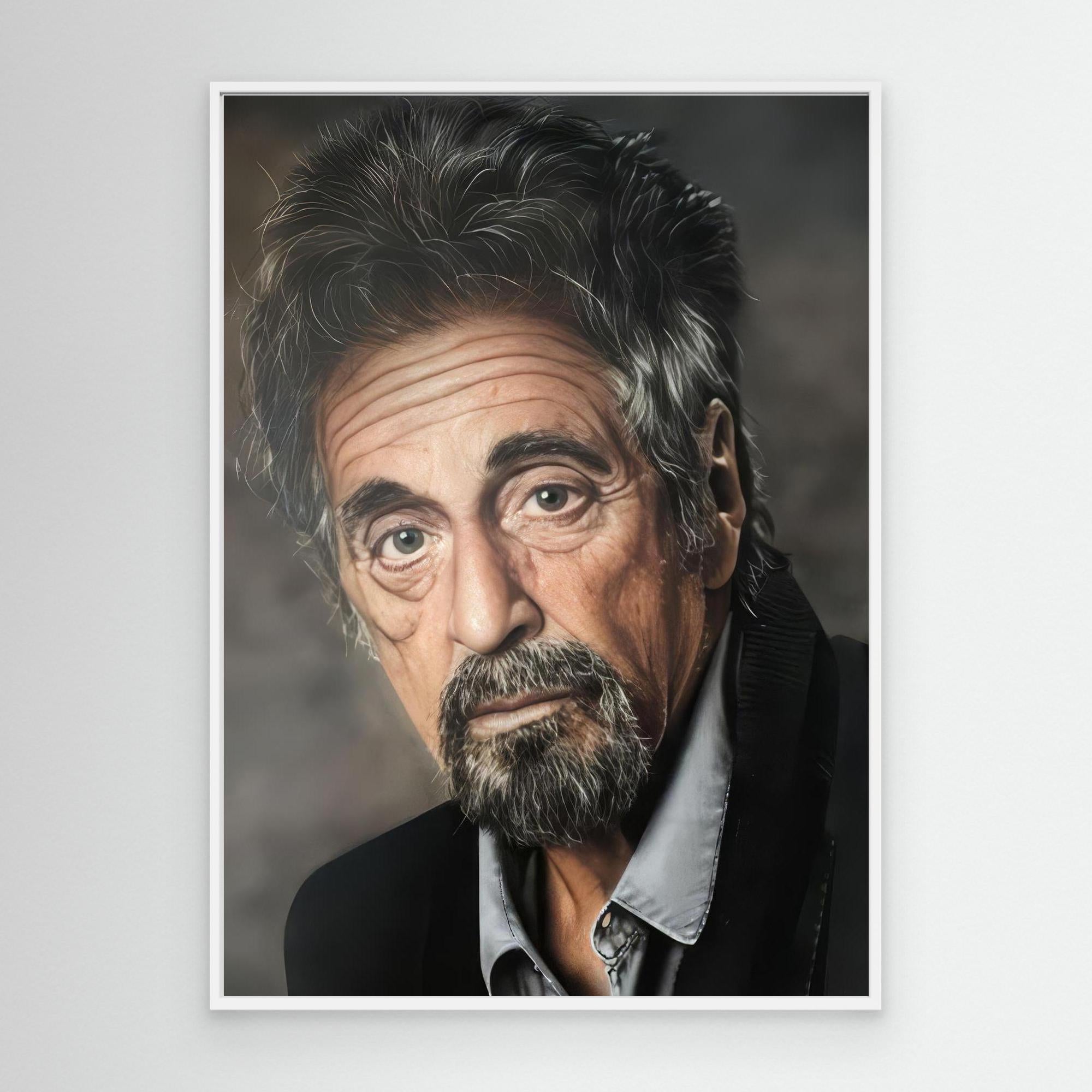 Dramatic Character Study in Portraiture - Al Pacino Print
