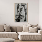 Elegance in Shadows: A Portrait of Desire