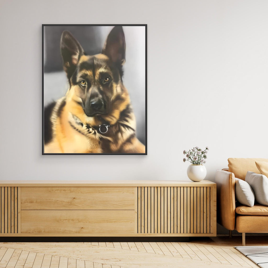 Loyal Guardian in Portrait Print