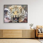 In the Heart of the Wild: A Leopard's Stare 