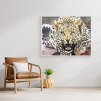 In the Heart of the Wild: A Leopard's Stare 