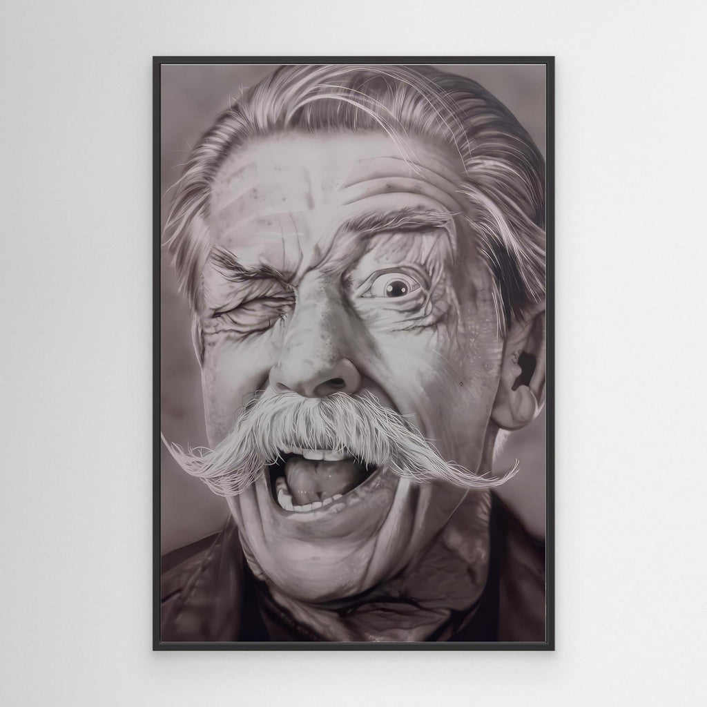 A Playful Wink: Capturing the Spirit of Laughter in Portraiture - John Hurt