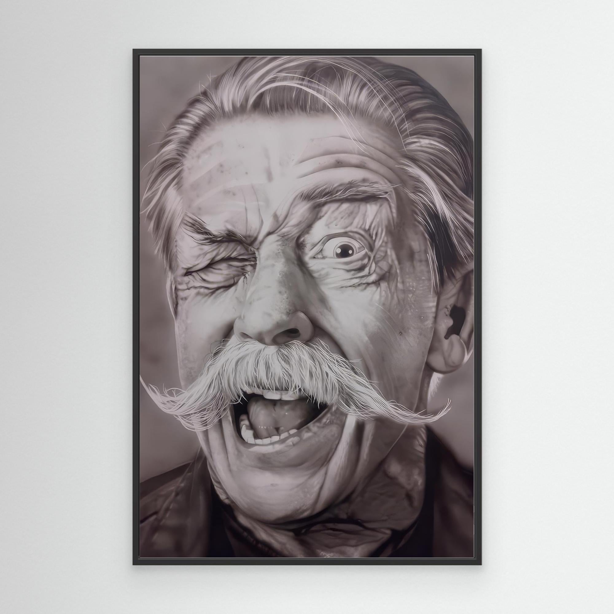A Playful Wink: Capturing the Spirit of Laughter in Portraiture - John Hurt