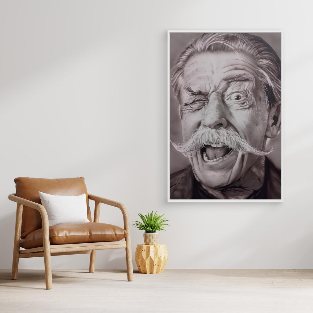 A Playful Wink: Capturing the Spirit of Laughter in Portraiture - John Hurt