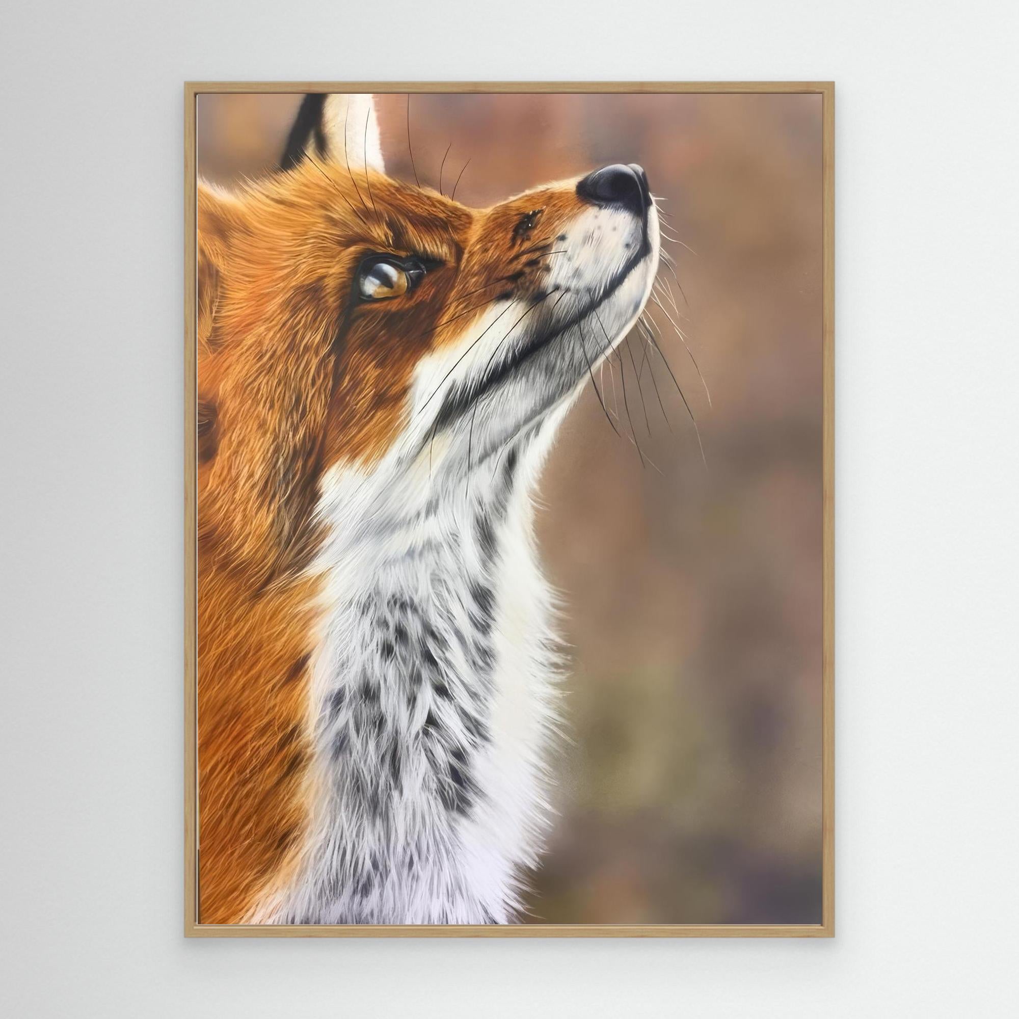 Stunning Fox Painting: Captivating Animal Expression in Nature