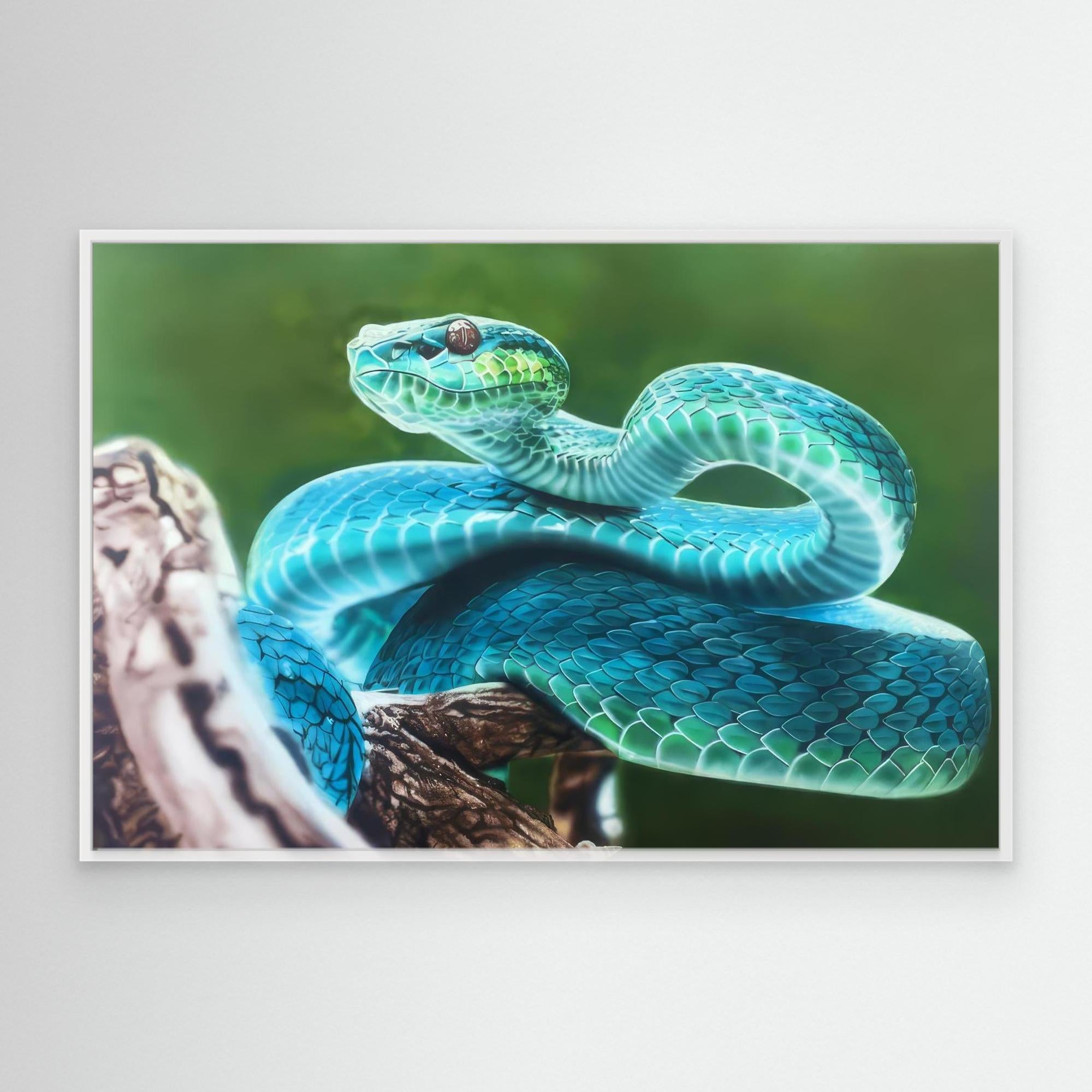 Exotic Snake Painting: A Vibrant Nature Experience 
