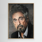 Dramatic Character Study in Portraiture - Al Pacino Print