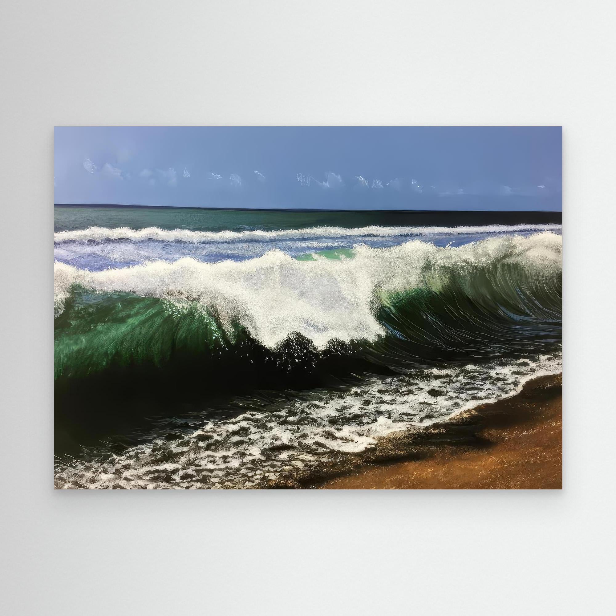 The Rhythm of the Sea: Waves in Motion Print