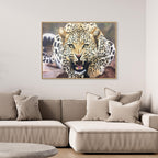 In the Heart of the Wild: A Leopard's Stare 