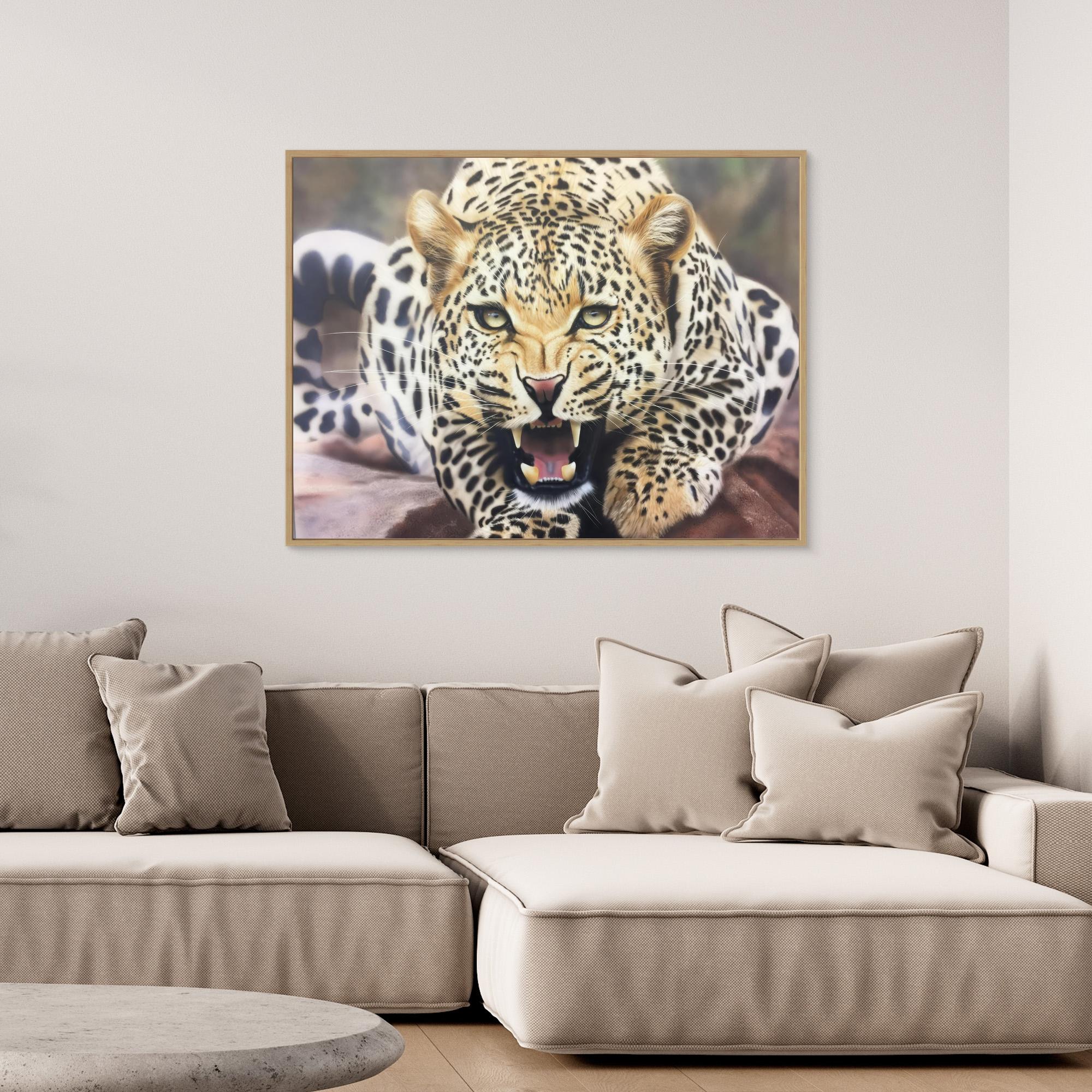 In the Heart of the Wild: A Leopard's Stare 