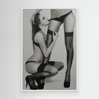 Elegance in Shadows: A Portrait of Desire
