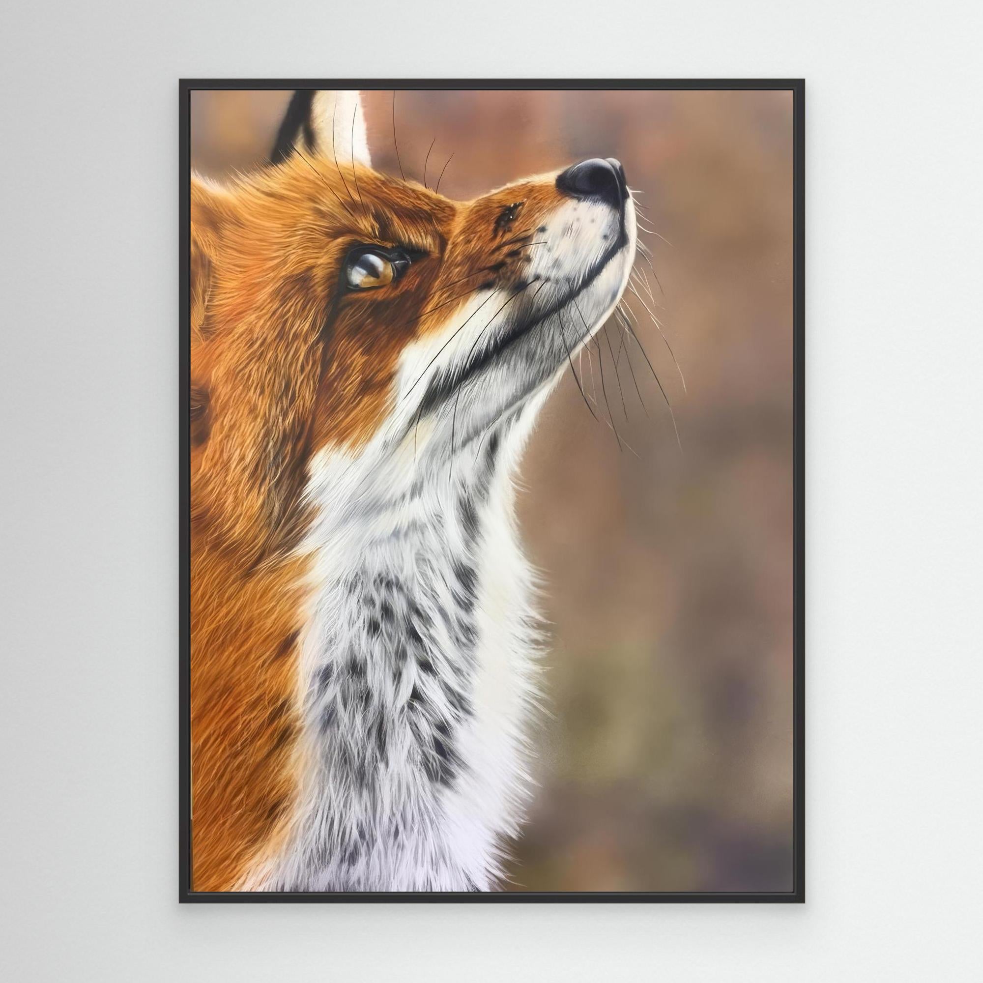 Stunning Fox Painting: Captivating Animal Expression in Nature