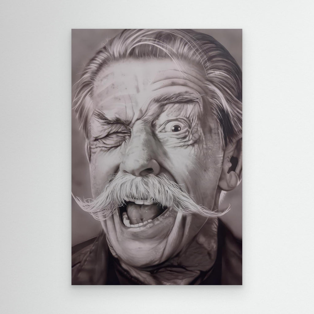A Playful Wink: Capturing the Spirit of Laughter in Portraiture - John Hurt