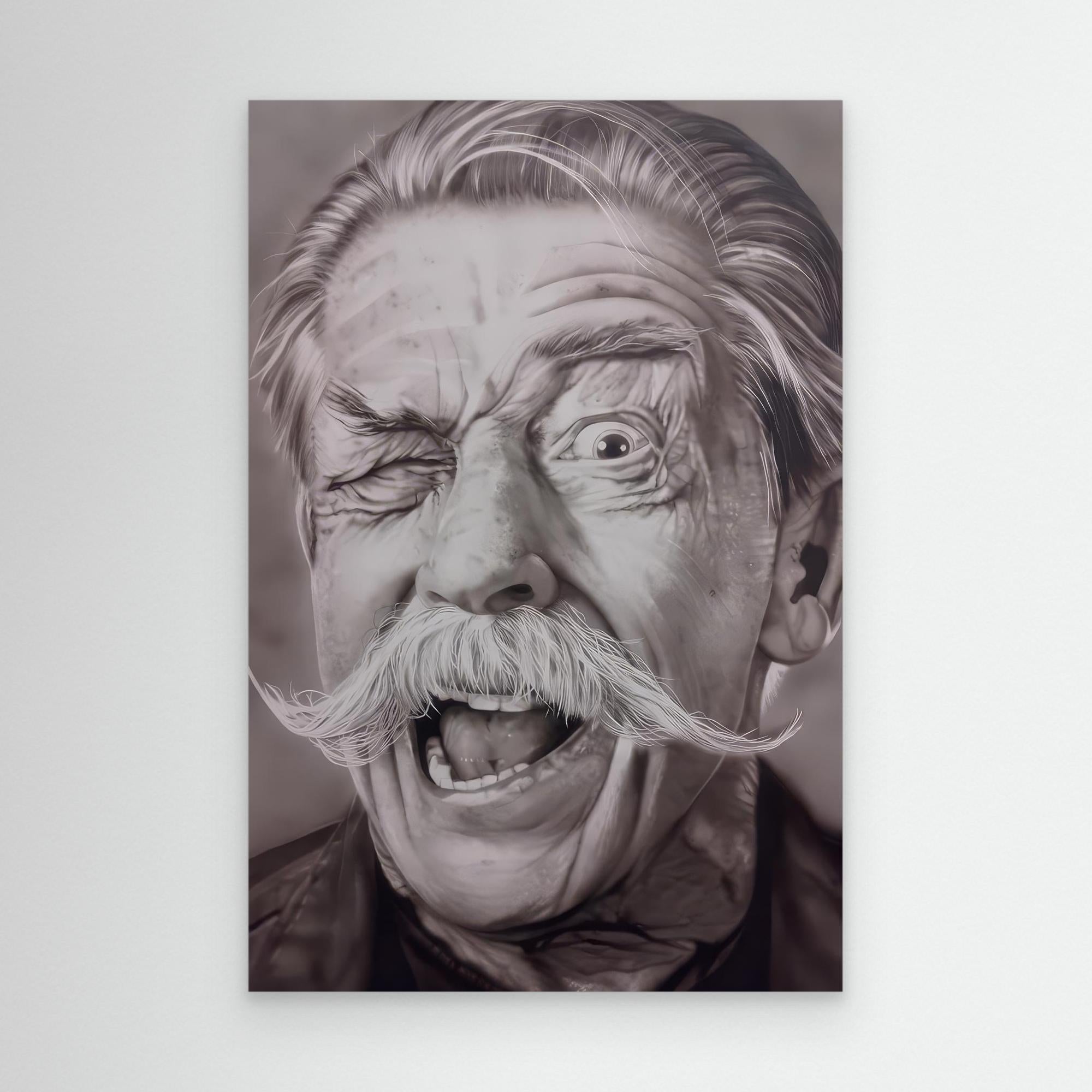 A Playful Wink: Capturing the Spirit of Laughter in Portraiture - John Hurt