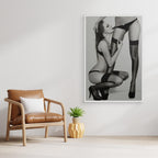 Elegance in Shadows: A Portrait of Desire