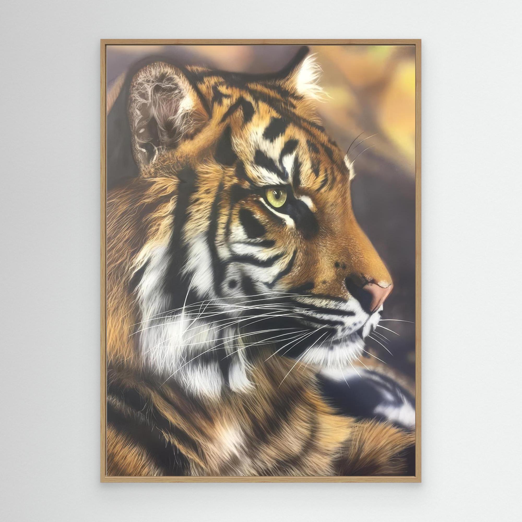 The Majestic Tiger: A Portrait of Nature's Power