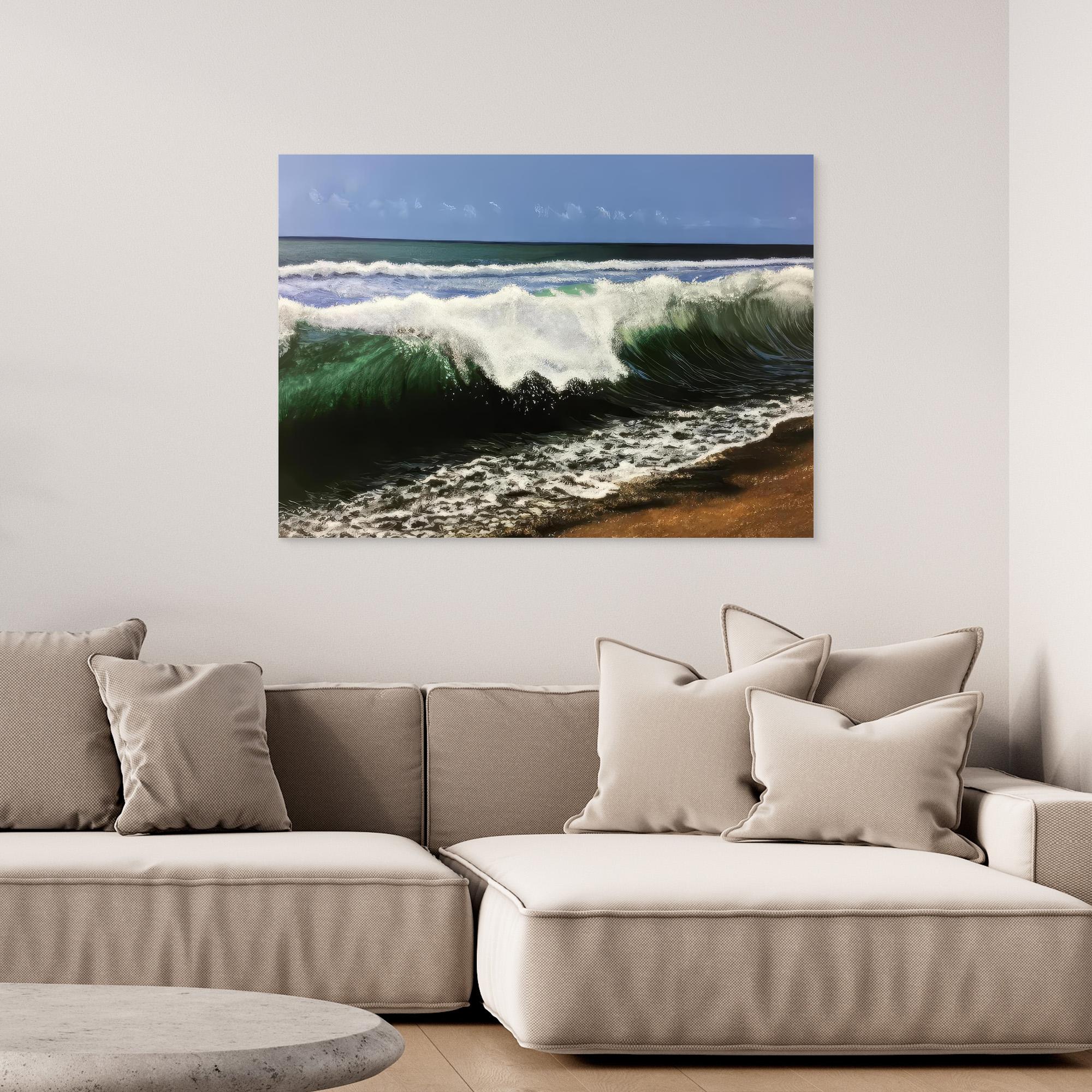 The Rhythm of the Sea: Waves in Motion Print