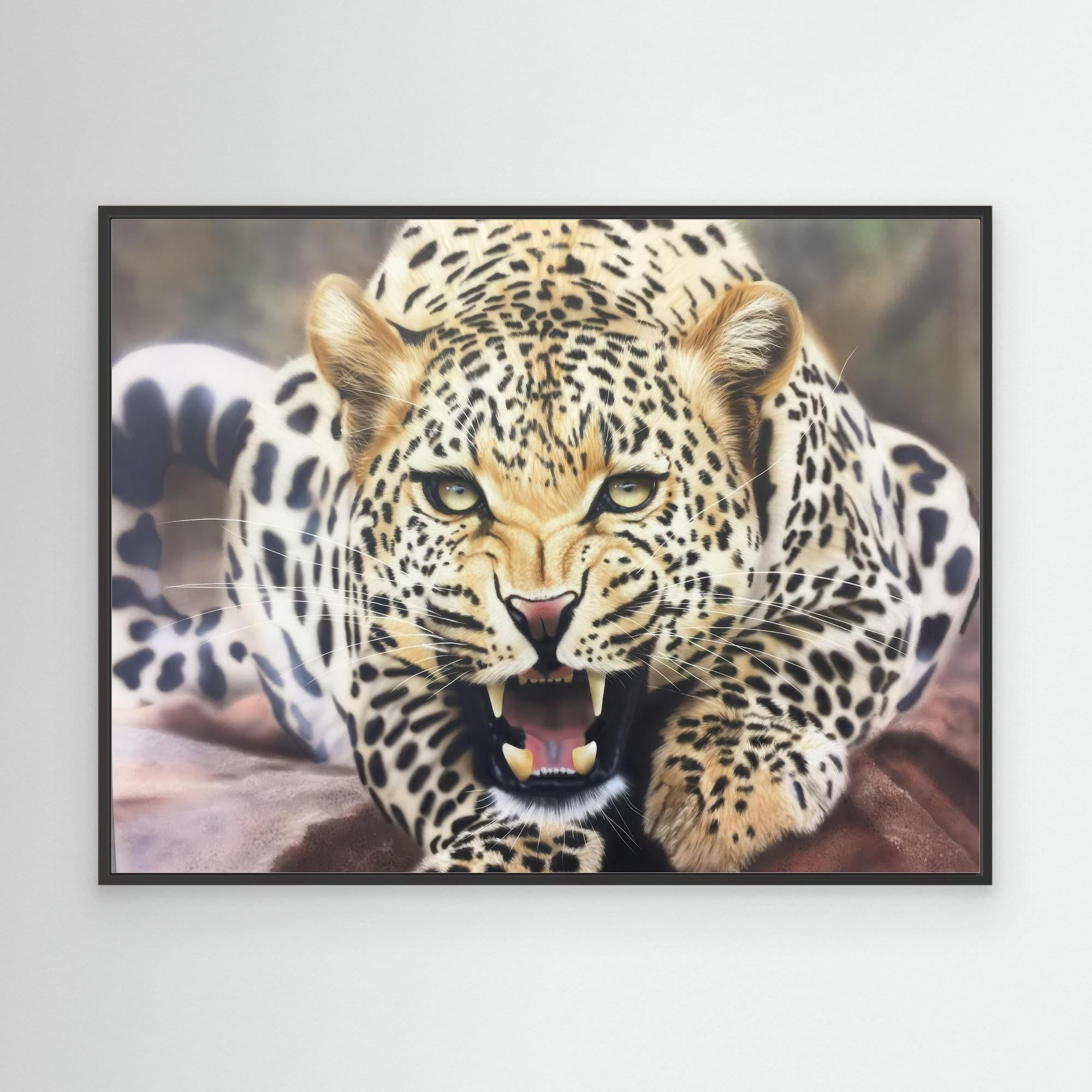 In the Heart of the Wild: A Leopard's Stare 