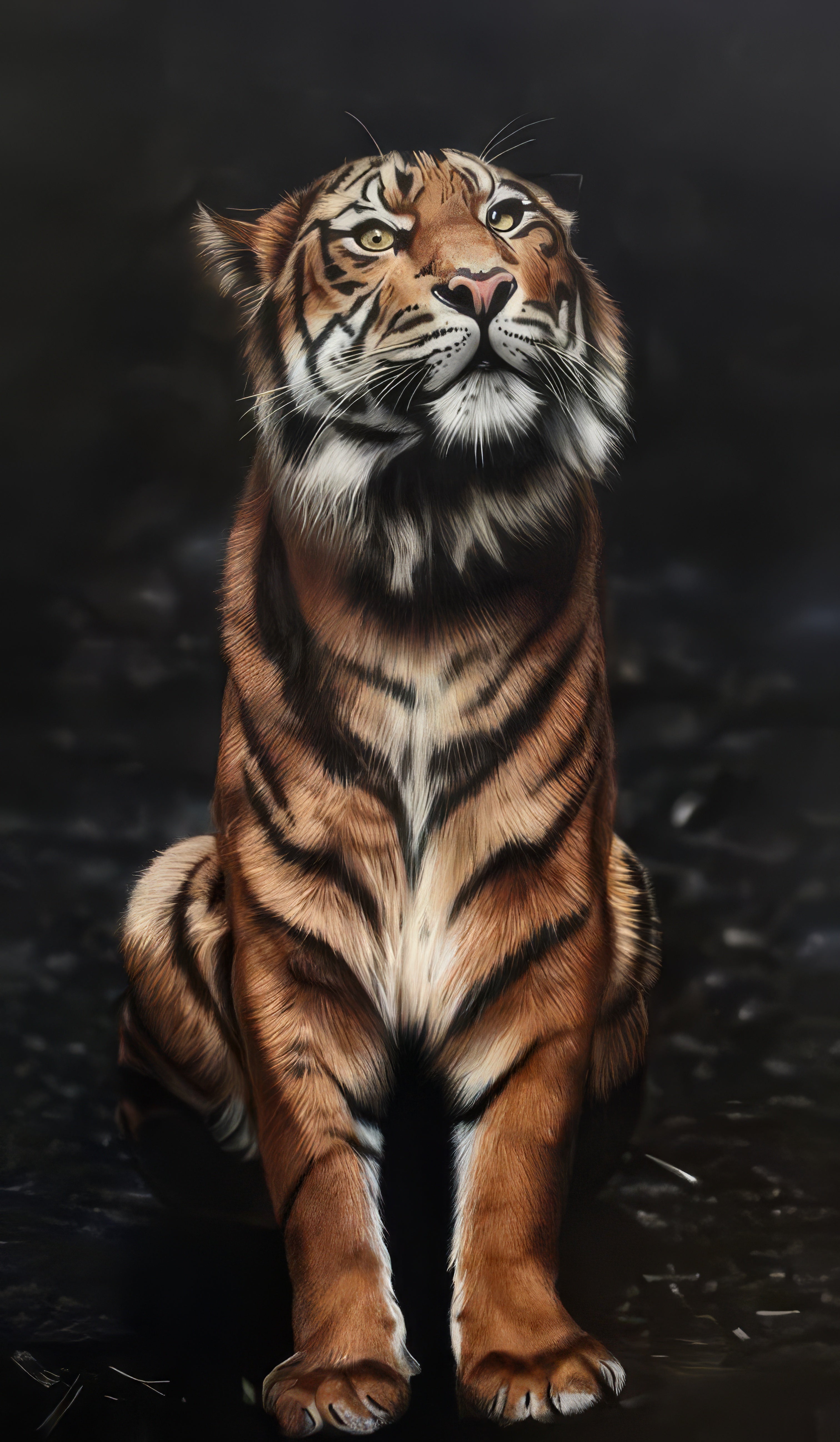 Majestic Presence: Capturing the Essence of a Tiger