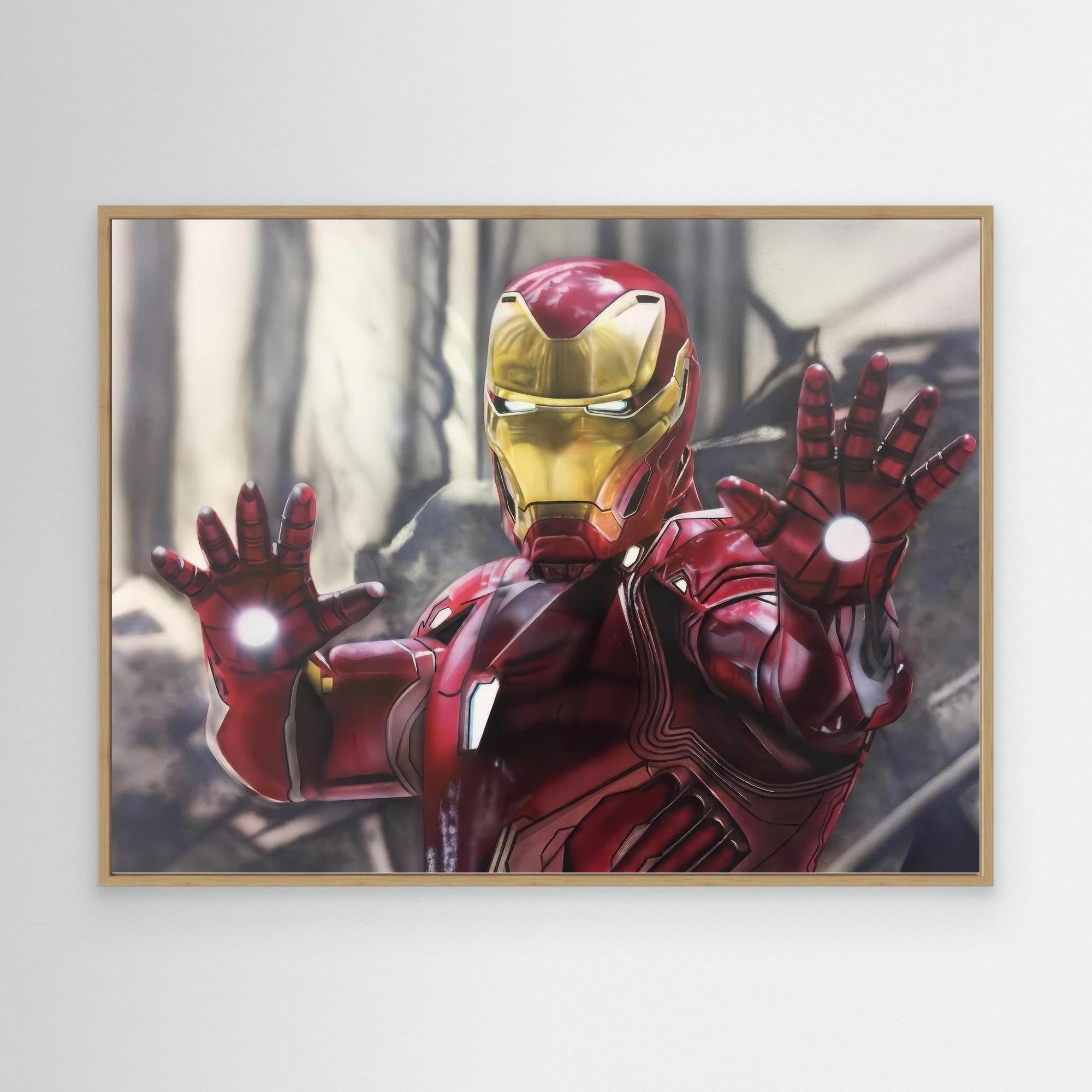 Dynamic Superhero Art: Action and Technology Combined