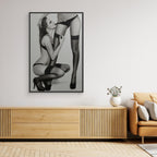 Elegance in Shadows: A Portrait of Desire