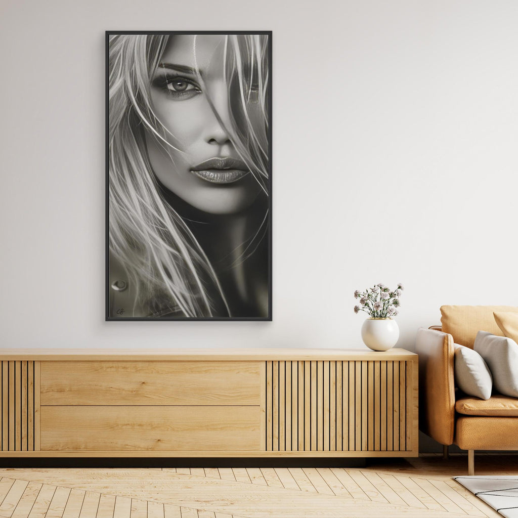 The Depth of Beauty: A Monochrome Portrait