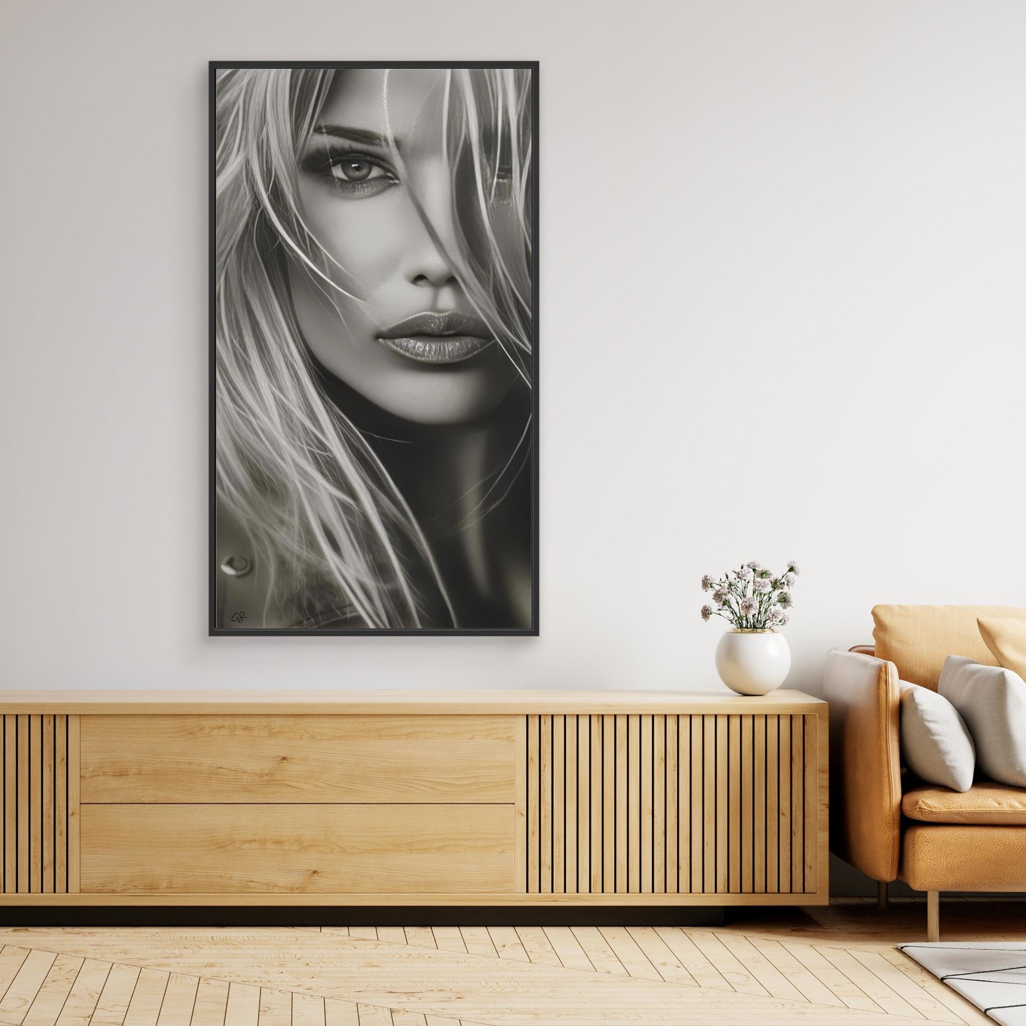 The Depth of Beauty: A Monochrome Portrait