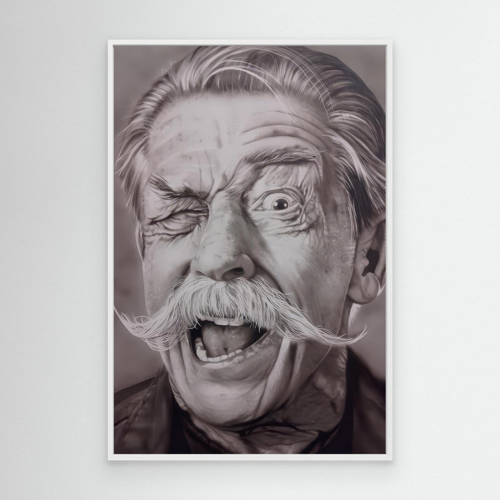 A Playful Wink: Capturing the Spirit of Laughter in Portraiture - John Hurt
