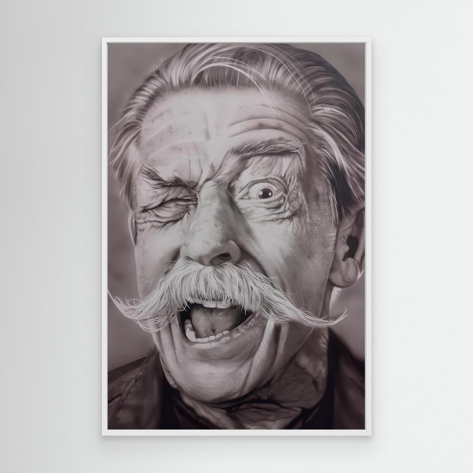 A Playful Wink: Capturing the Spirit of Laughter in Portraiture - John Hurt