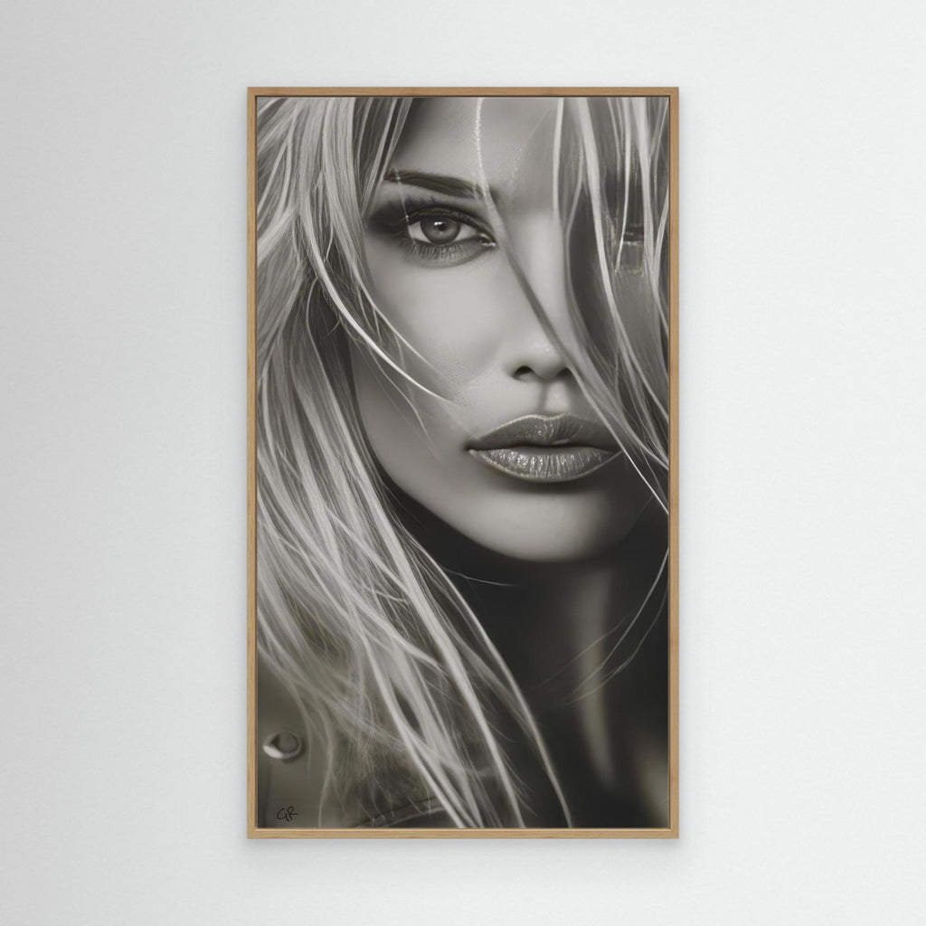 The Depth of Beauty: A Monochrome Portrait