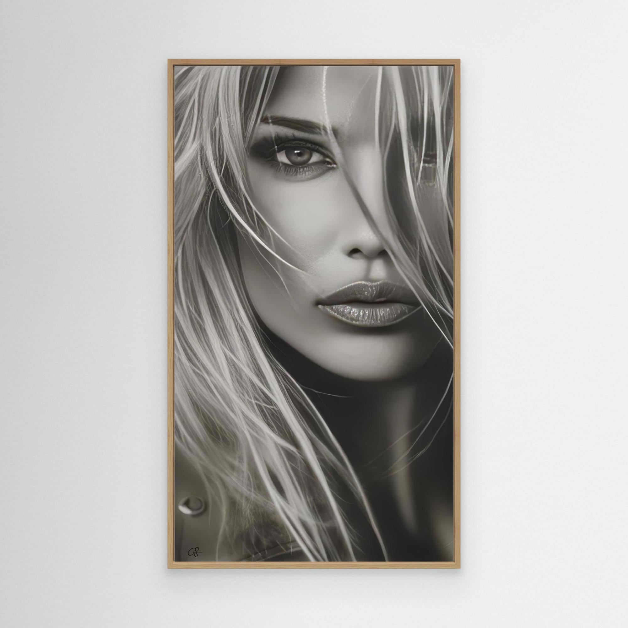 The Depth of Beauty: A Monochrome Portrait