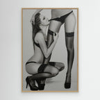 Elegance in Shadows: A Portrait of Desire