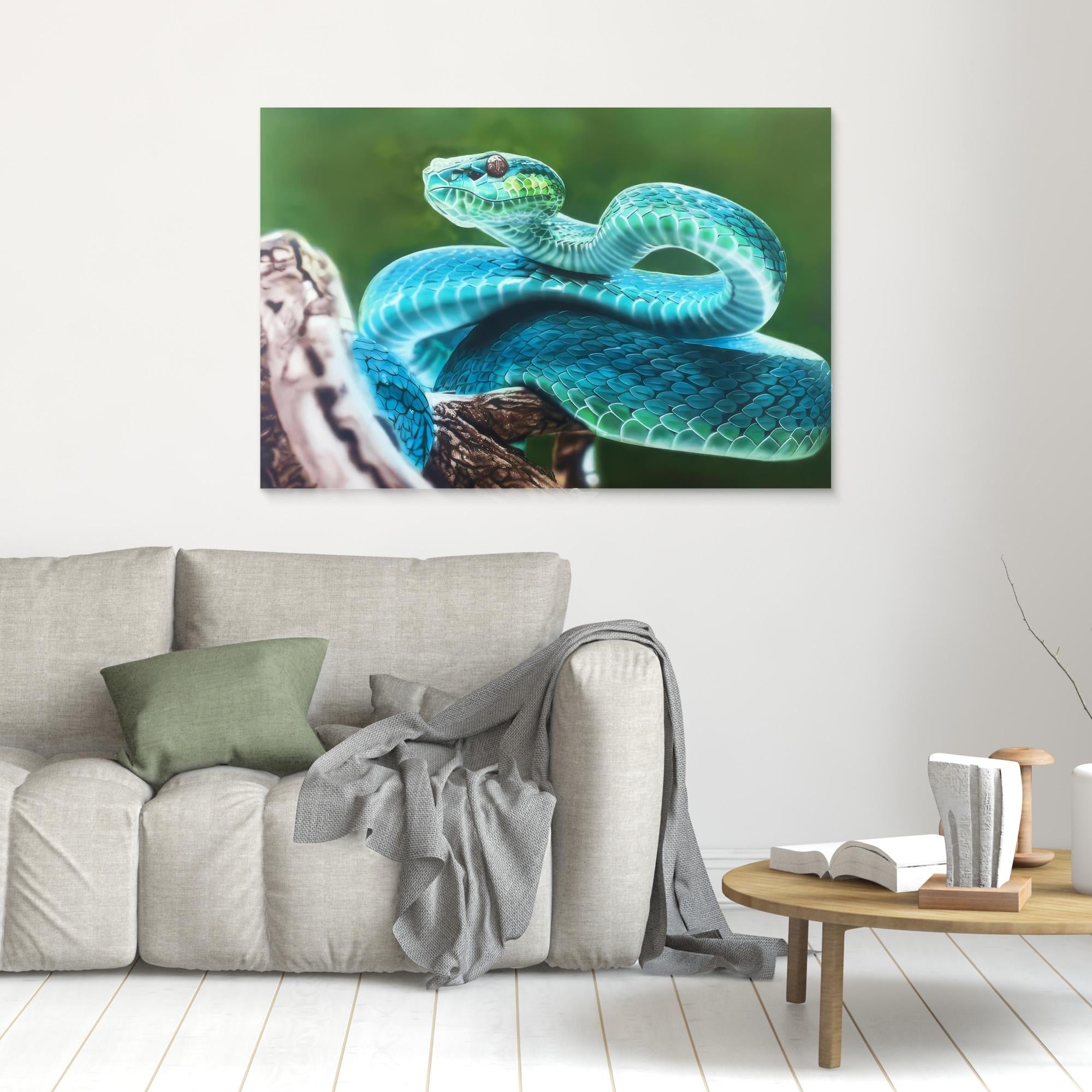 Exotic Snake Painting: A Vibrant Nature Experience 