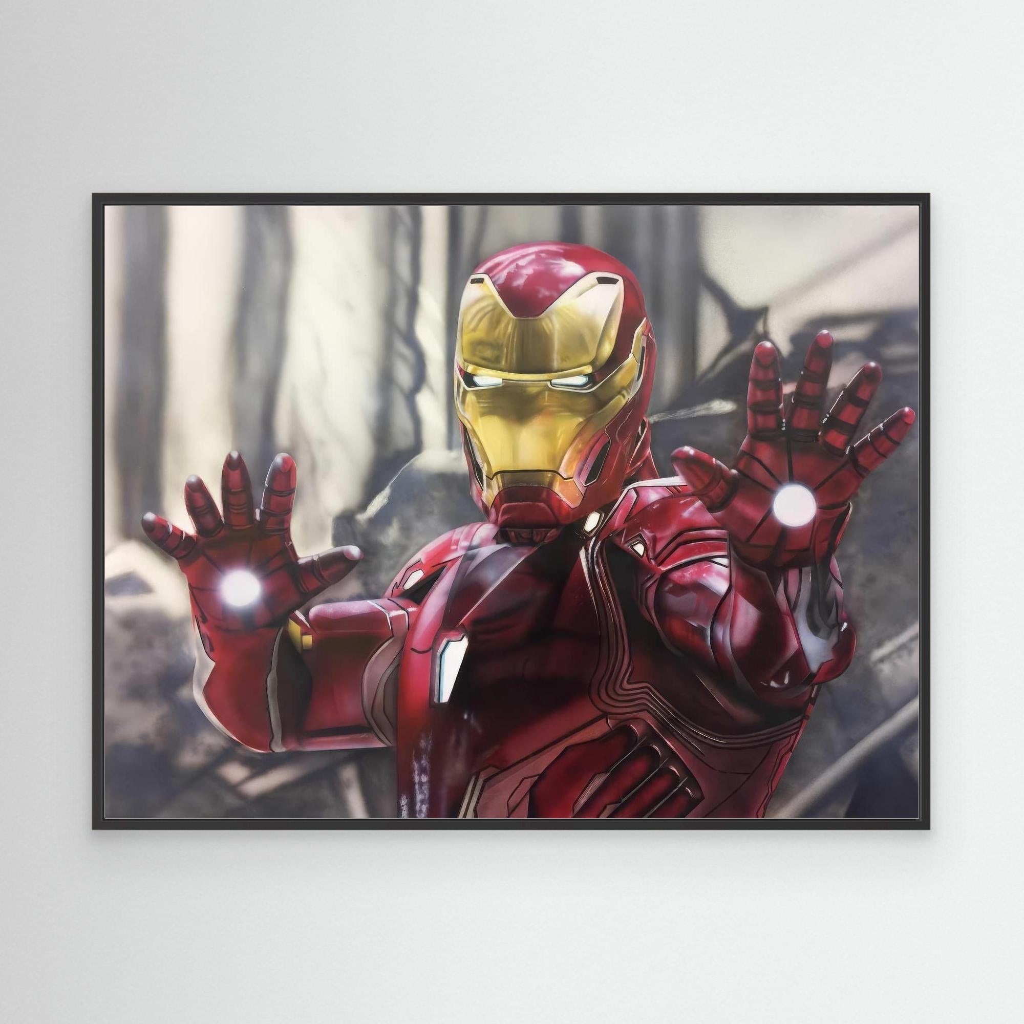 Dynamic Superhero Art: Action and Technology Combined
