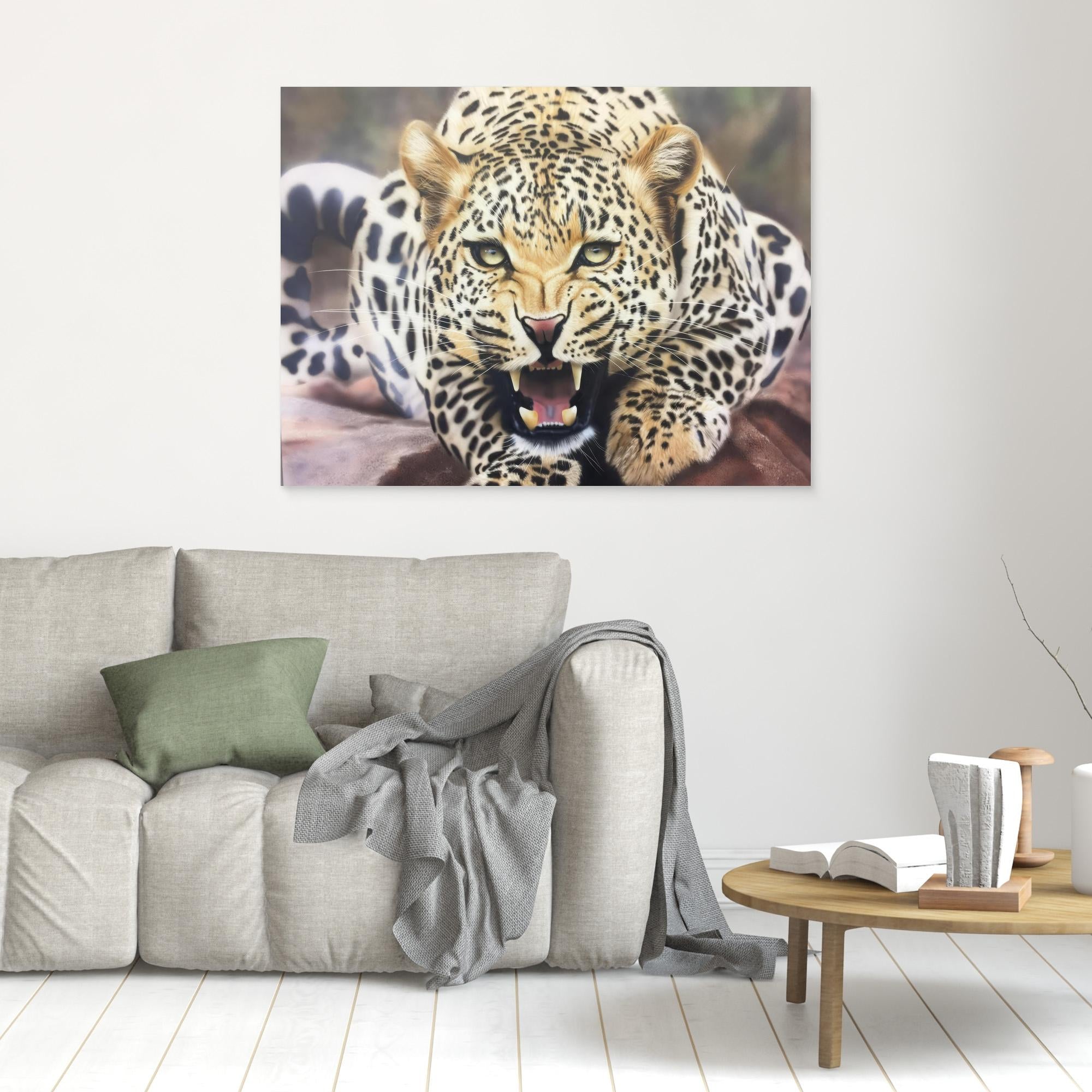 In the Heart of the Wild: A Leopard's Stare 