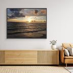 A Dance of Clouds and Waves: The Sunset Symphony