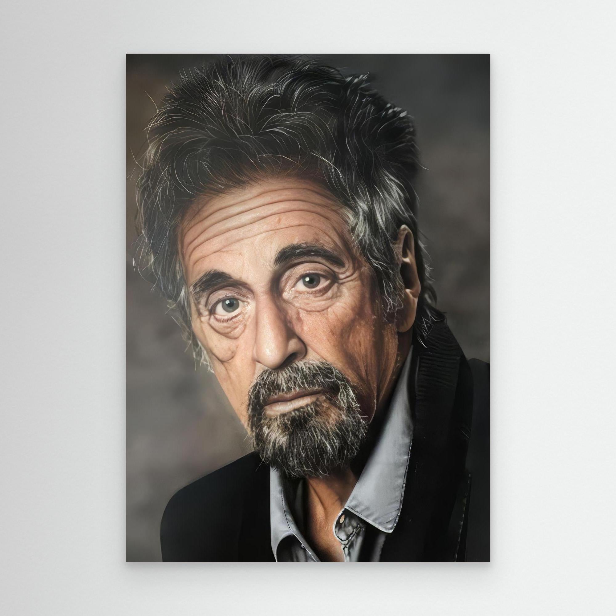 Dramatic Character Study in Portraiture - Al Pacino Print
