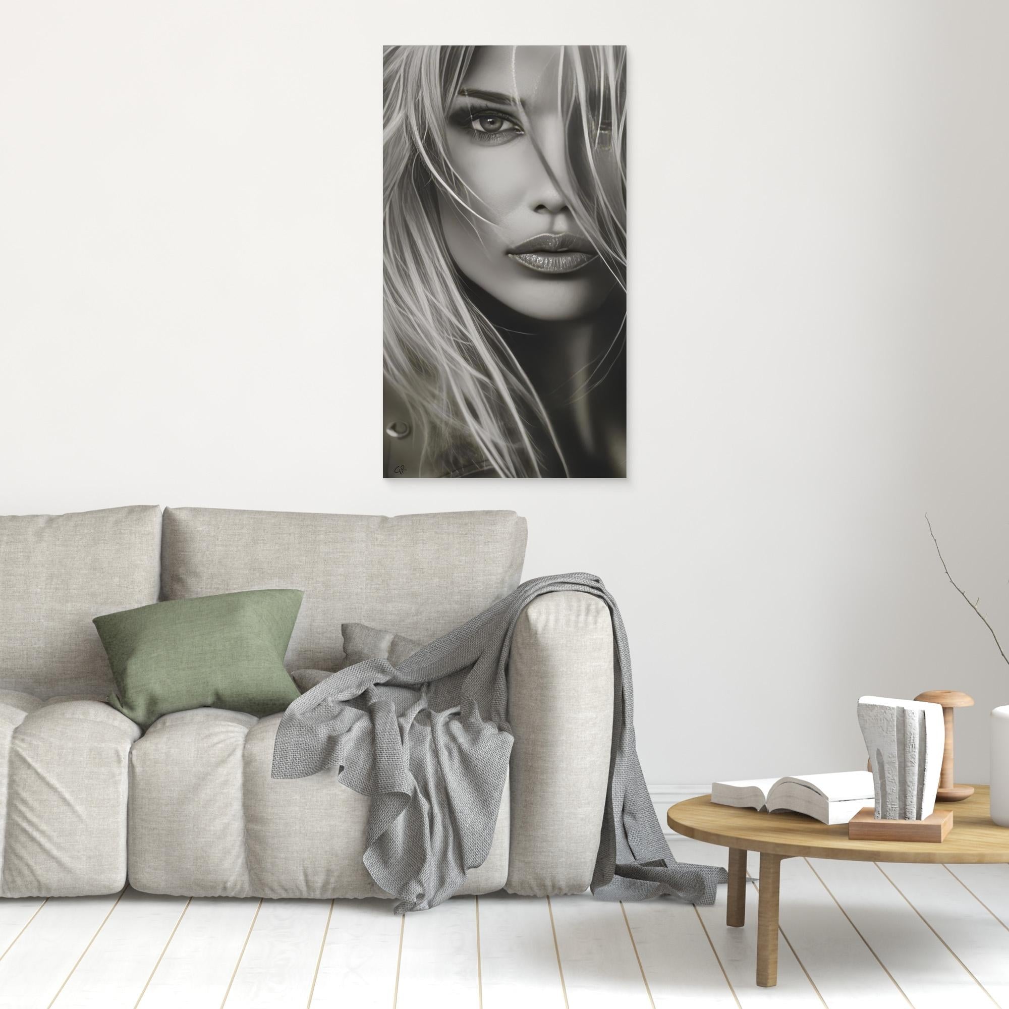 The Depth of Beauty: A Monochrome Portrait