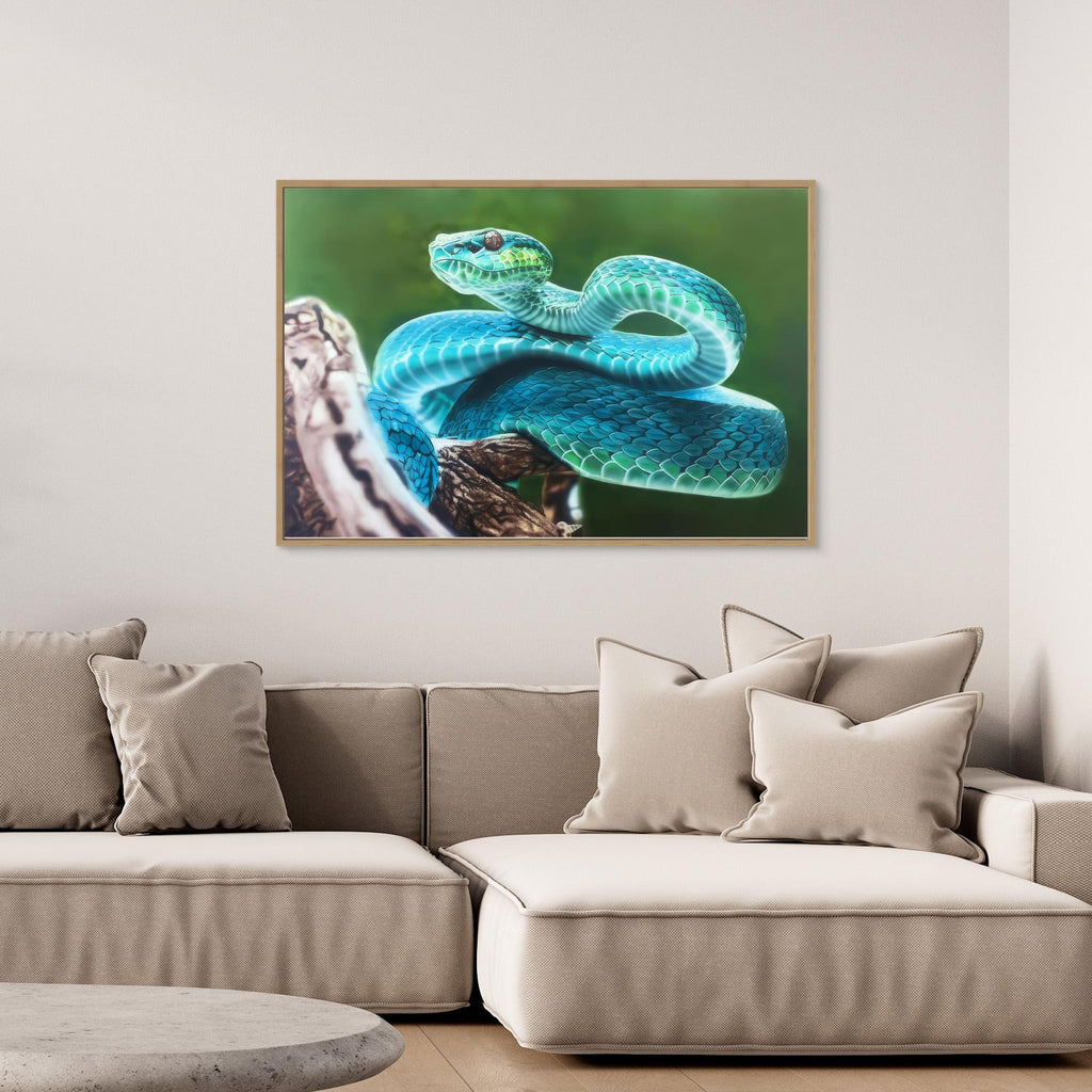 Exotic Snake Painting: A Vibrant Nature Experience 