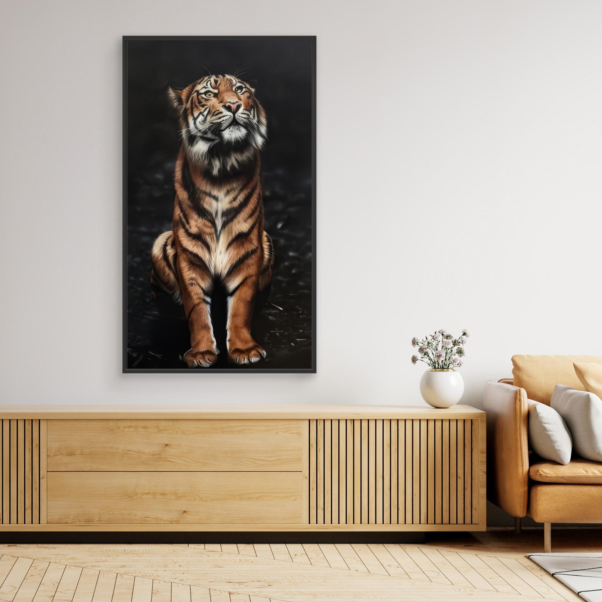 Majestic Presence: Capturing the Essence of a Tiger