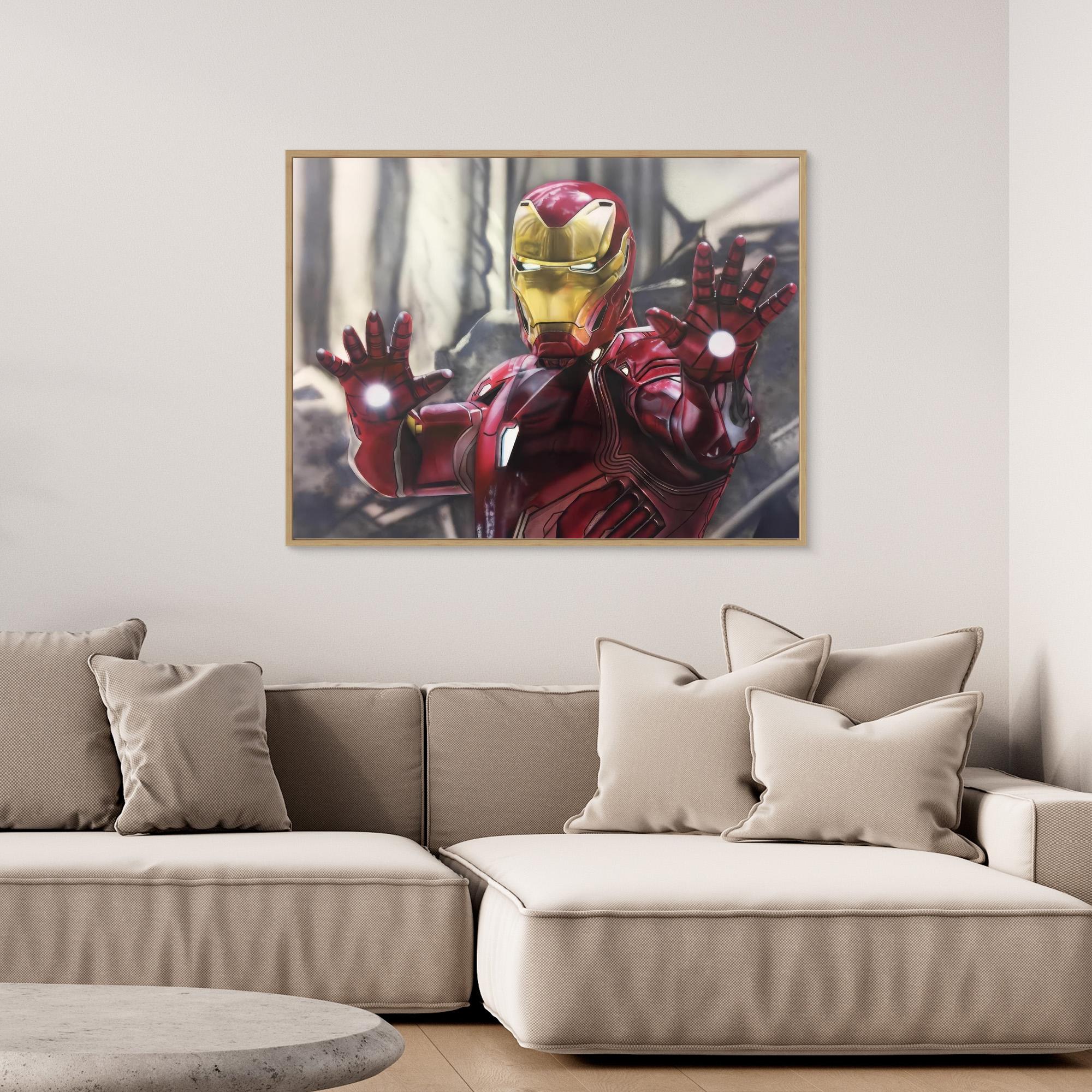 Dynamic Superhero Art: Action and Technology Combined