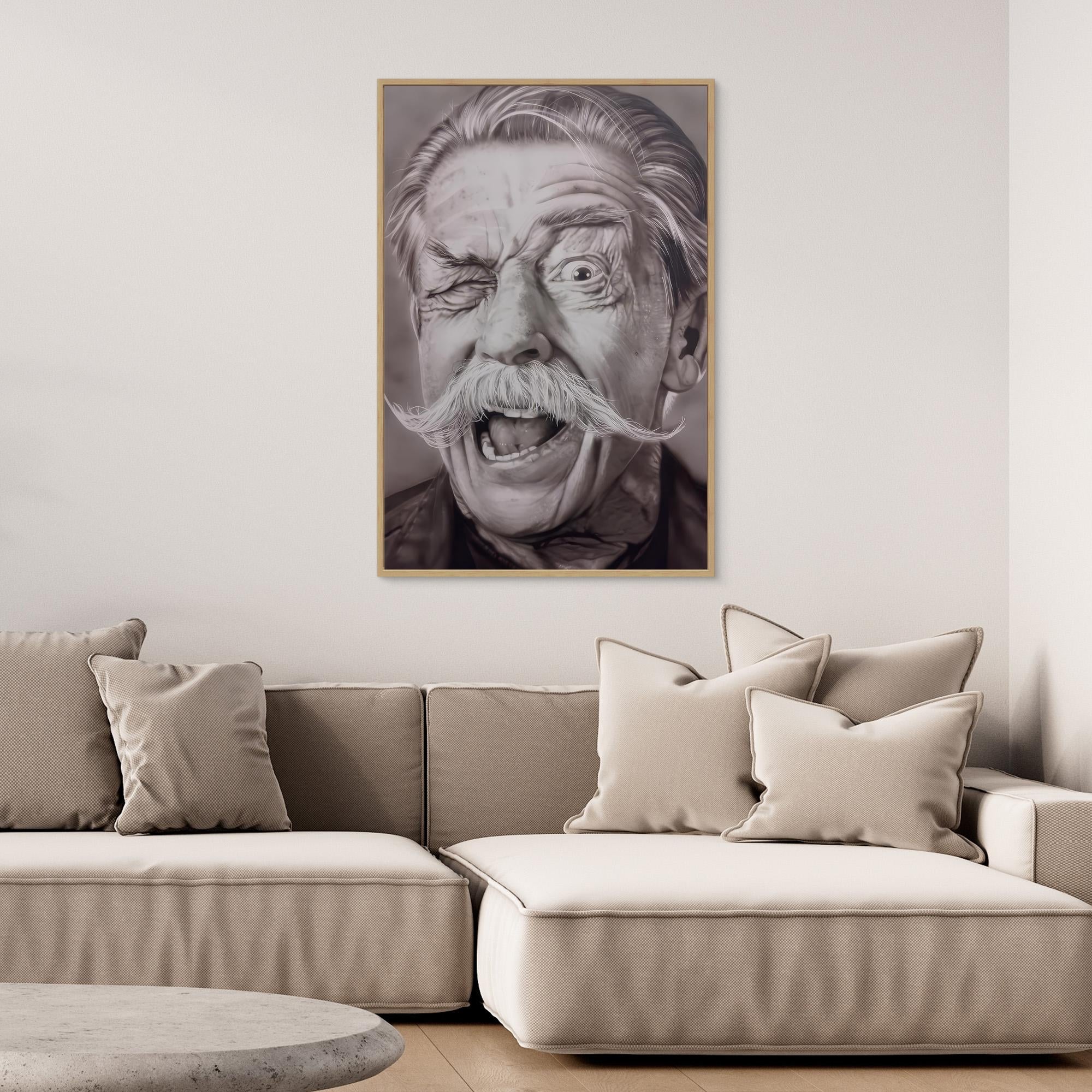 A Playful Wink: Capturing the Spirit of Laughter in Portraiture - John Hurt