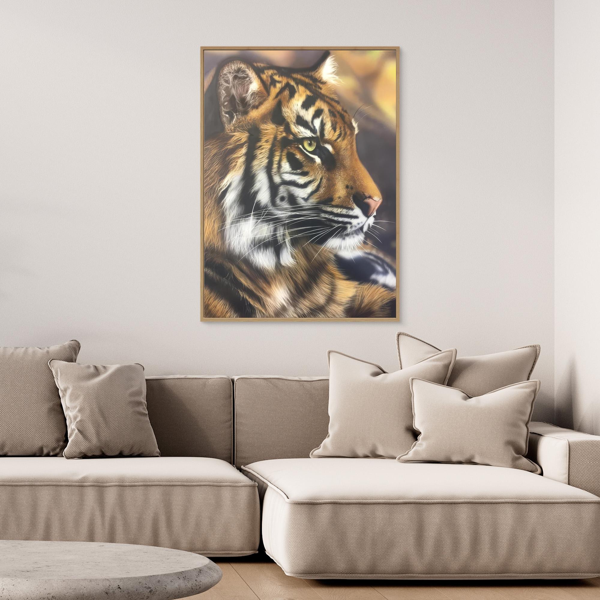 The Majestic Tiger: A Portrait of Nature's Power