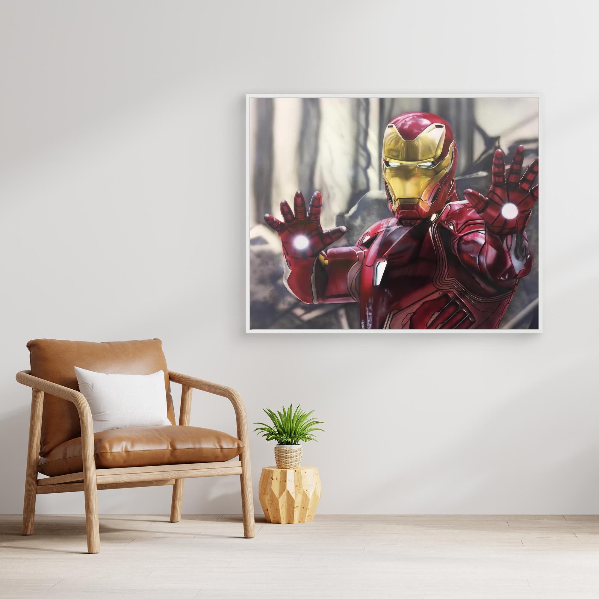 Dynamic Superhero Art: Action and Technology Combined