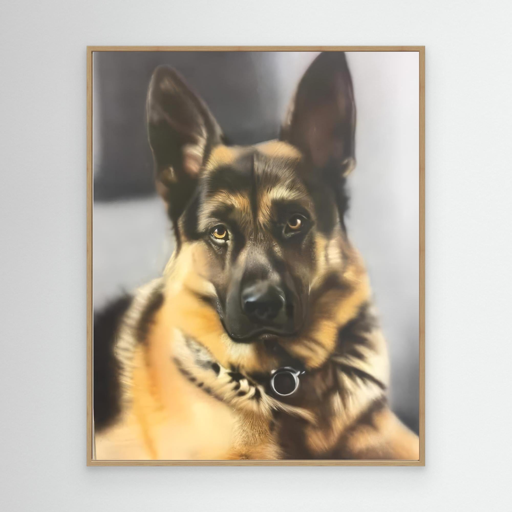 Loyal Guardian in Portrait Print
