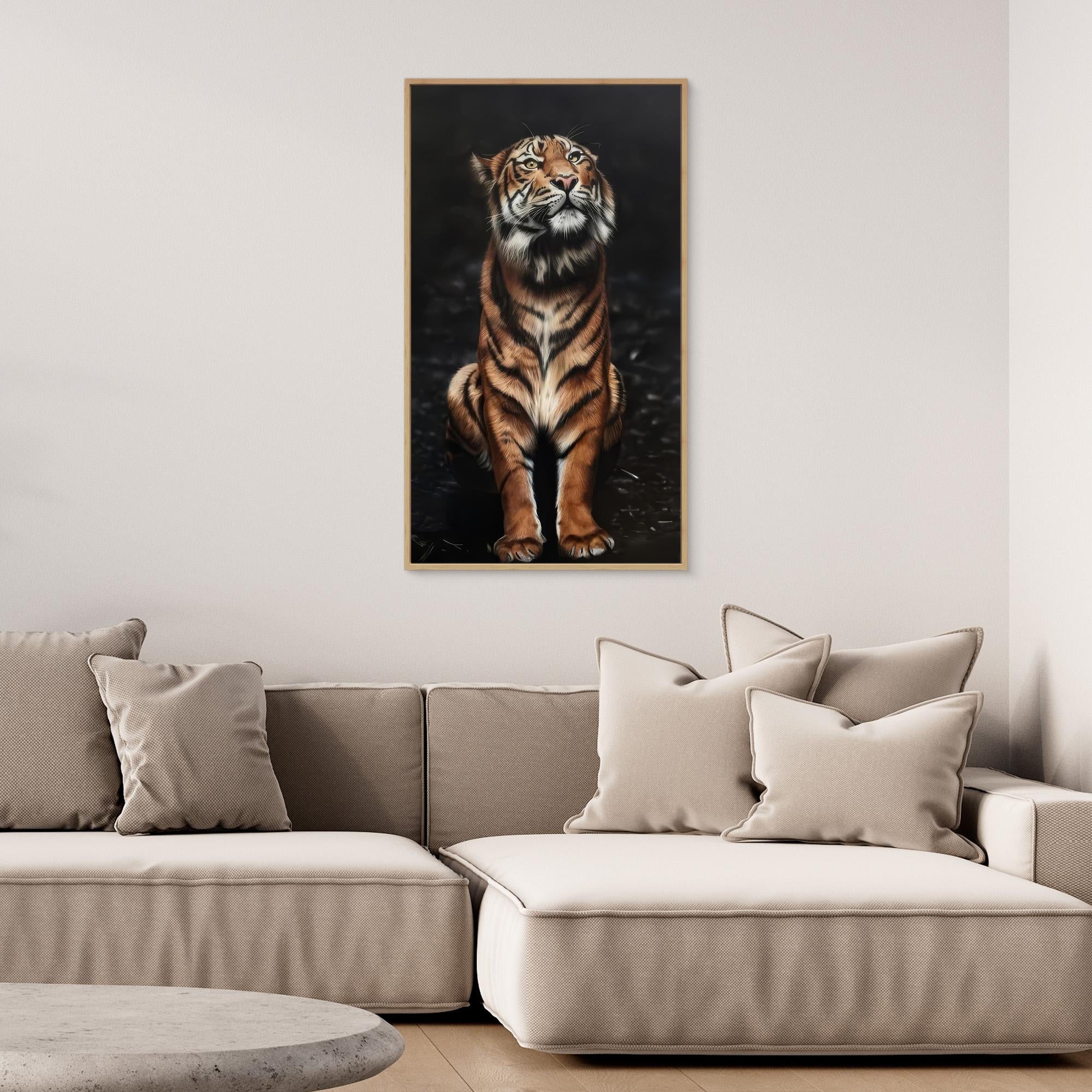 Majestic Presence: Capturing the Essence of a Tiger